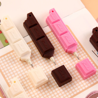 caneta chocolate