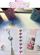 Caderno de Oração de disco reposicionável | Versículos Inspiradores + Chaveiro Exclusivo